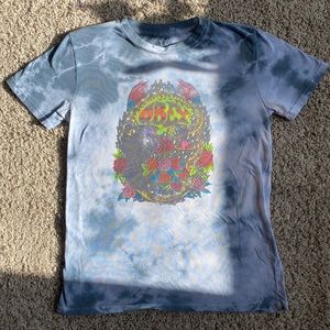 Obey Blue Tie Dye graphic T-shirt